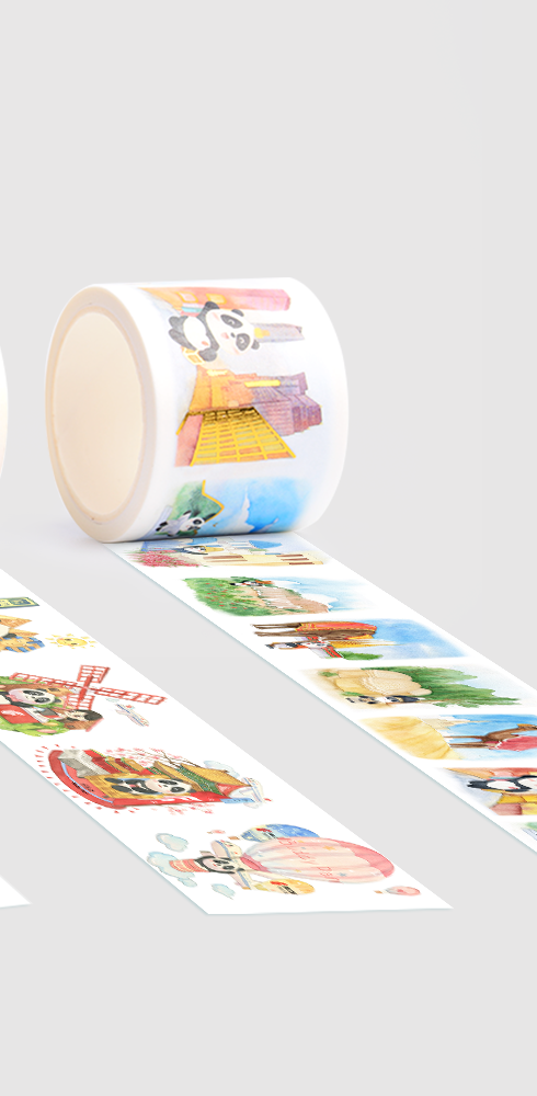 国航胖安达和纸胶带定制